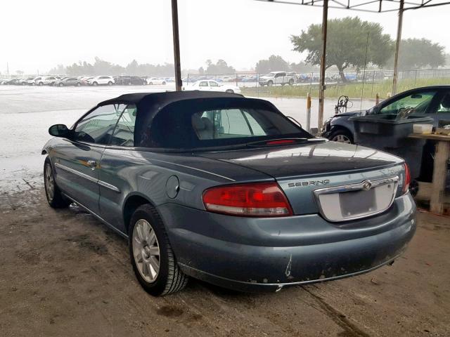 1C3EL55R45N553296 - 2005 CHRYSLER SEBRING TO GREEN photo 3