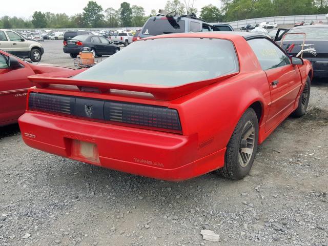 1G2FW21E4KL216406 - 1989 PONTIAC FIREBIRD T RED photo 4