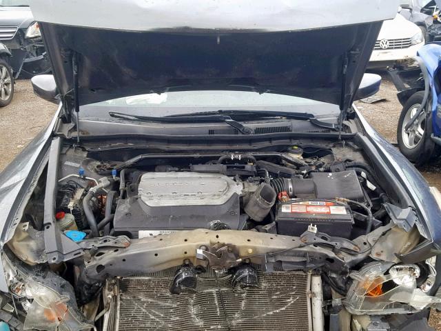 1HGCP368X9A001723 - 2009 HONDA ACCORD EXL GRAY photo 7