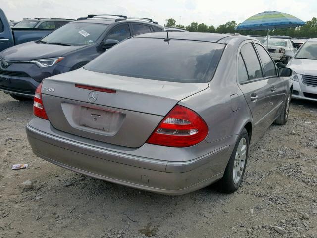 WDBUF65J63A380298 - 2003 MERCEDES-BENZ E 320 SILVER photo 4