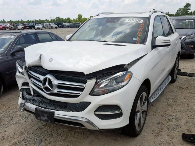 4JGDA5JB6HA815431 - 2017 MERCEDES-BENZ GLE 350 WHITE photo 2