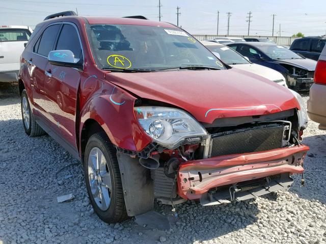 2GNFLCE33E6233494 - 2014 CHEVROLET EQUINOX LT RED photo 1