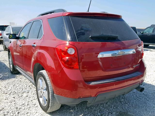 2GNFLCE33E6233494 - 2014 CHEVROLET EQUINOX LT RED photo 3