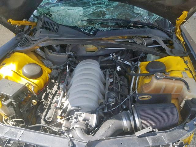 2B3LA73W07H627551 - 2007 DODGE CHARGER SR YELLOW photo 7