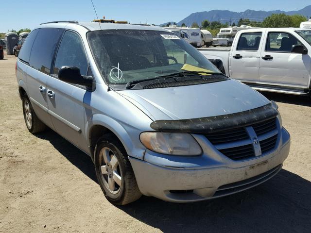 1D4GP45R25B281936 - 2005 DODGE CARAVAN SX SILVER photo 1