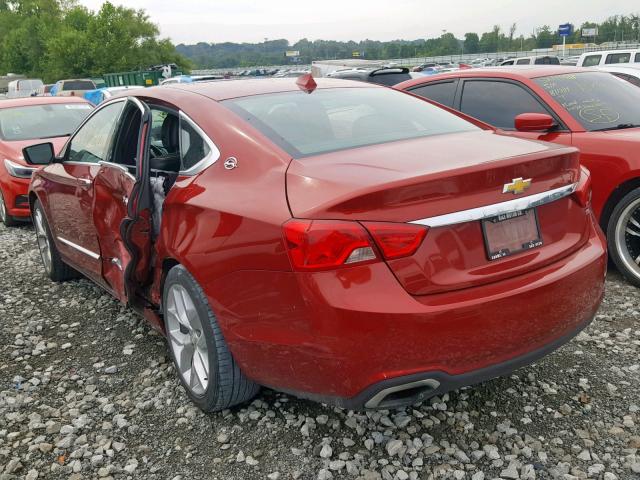 2G1155S32E9310876 - 2014 CHEVROLET IMPALA LTZ RED photo 3