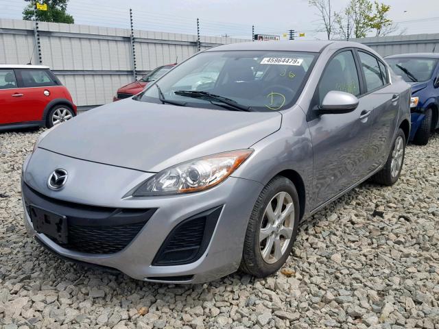 JM1BL1VFXB1446205 - 2011 MAZDA 3 I GRAY photo 2