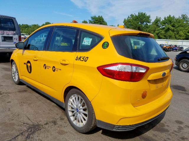 1FADP5AU9DL521689 - 2013 FORD C-MAX SE YELLOW photo 3