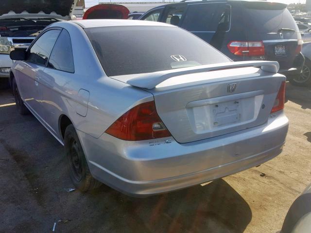 1HGEM21523L054579 - 2003 HONDA CIVIC LX SILVER photo 3