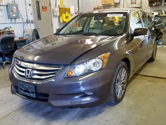 1HGCP3F89CA009142 - 2012 HONDA ACCORD EXL CHARCOAL photo 2