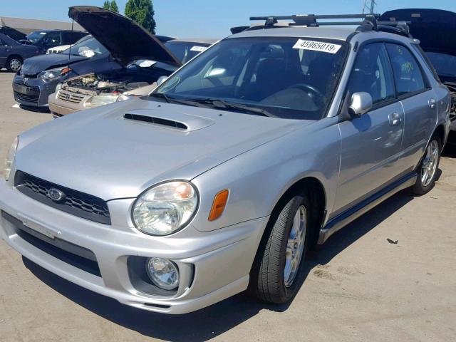 JF1GG29642G824984 - 2002 SUBARU IMPREZA WR SILVER photo 2