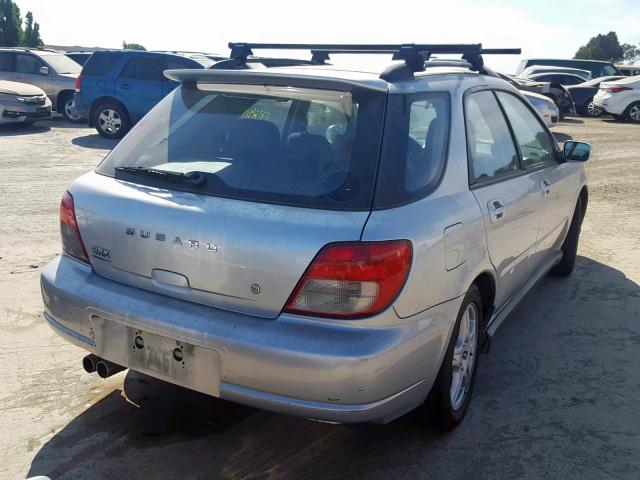 JF1GG29642G824984 - 2002 SUBARU IMPREZA WR SILVER photo 4