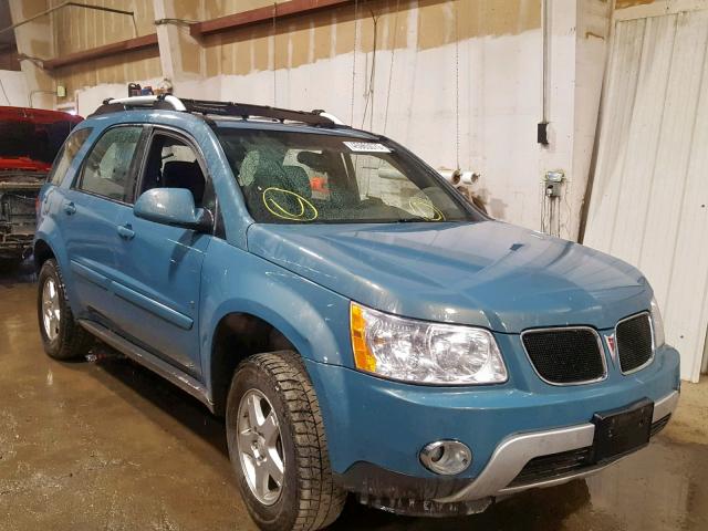 2CKDL43F686016912 - 2008 PONTIAC TORRENT BLUE photo 1