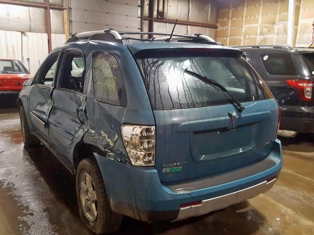 2CKDL43F686016912 - 2008 PONTIAC TORRENT BLUE photo 3