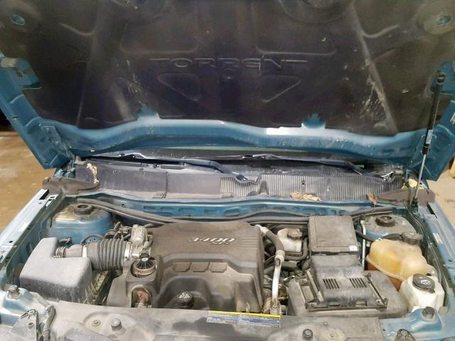 2CKDL43F686016912 - 2008 PONTIAC TORRENT BLUE photo 7