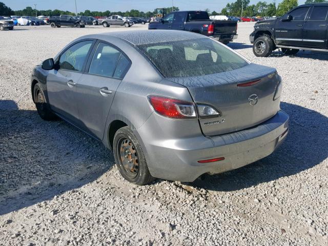 JM1BL1UF3C1620201 - 2012 MAZDA 3 I GRAY photo 3