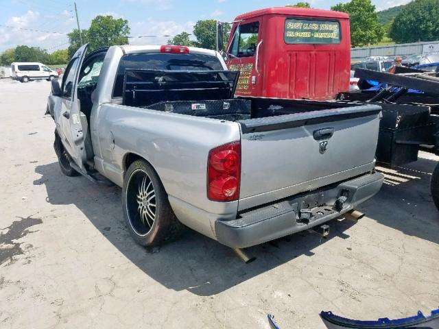 1D7HA16K28J170483 - 2008 DODGE RAM 1500 S SILVER photo 3