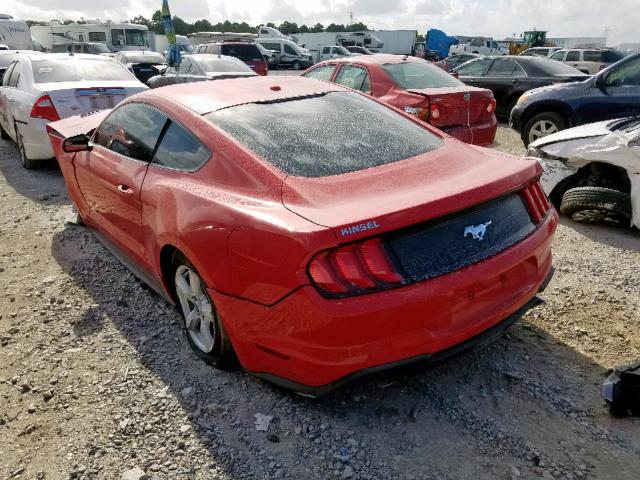 1FA6P8TH2K5152881 - 2019 FORD MUSTANG RED photo 3