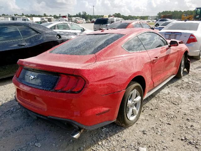 1FA6P8TH2K5152881 - 2019 FORD MUSTANG RED photo 4