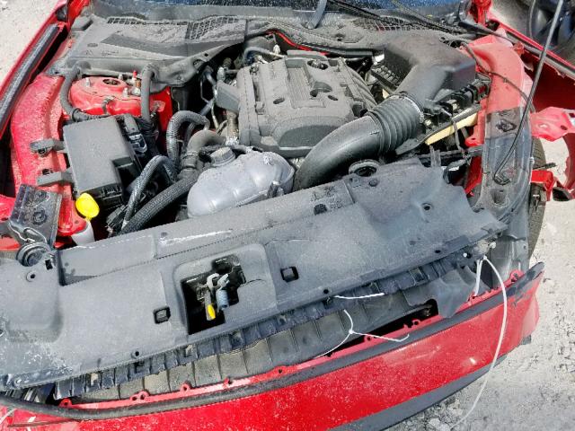 1FA6P8TH2K5152881 - 2019 FORD MUSTANG RED photo 7