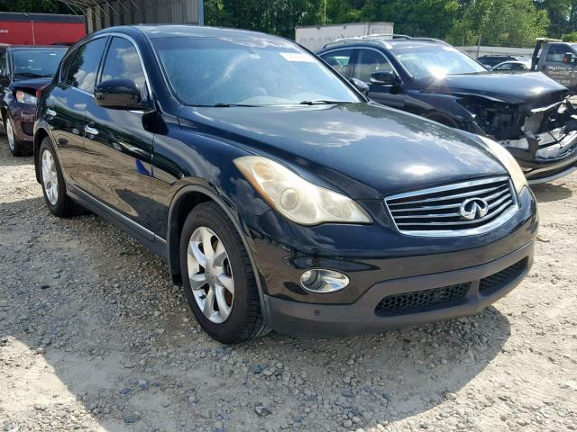JNKAJ09E28M302781 - 2008 INFINITI EX35 BASE BLACK photo 1