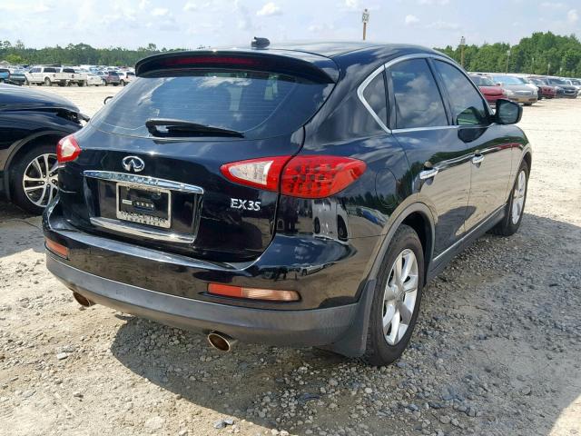 JNKAJ09E28M302781 - 2008 INFINITI EX35 BASE BLACK photo 4