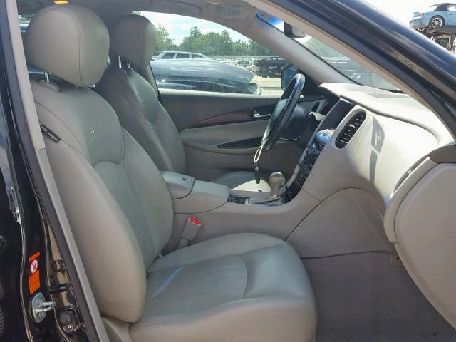 JNKAJ09E28M302781 - 2008 INFINITI EX35 BASE BLACK photo 5