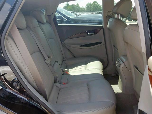 JNKAJ09E28M302781 - 2008 INFINITI EX35 BASE BLACK photo 6