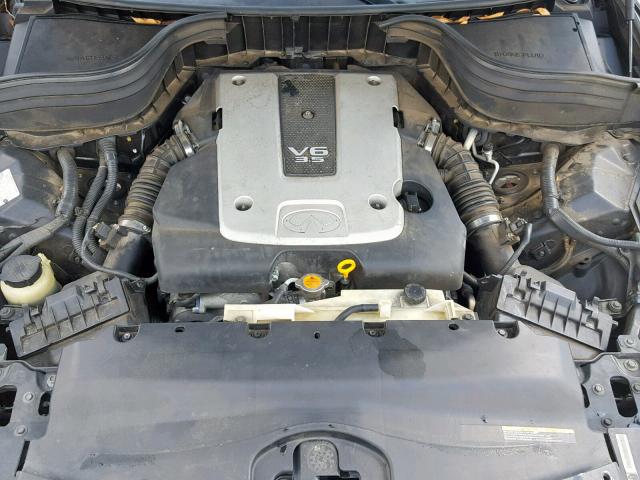 JNKAJ09E28M302781 - 2008 INFINITI EX35 BASE BLACK photo 7