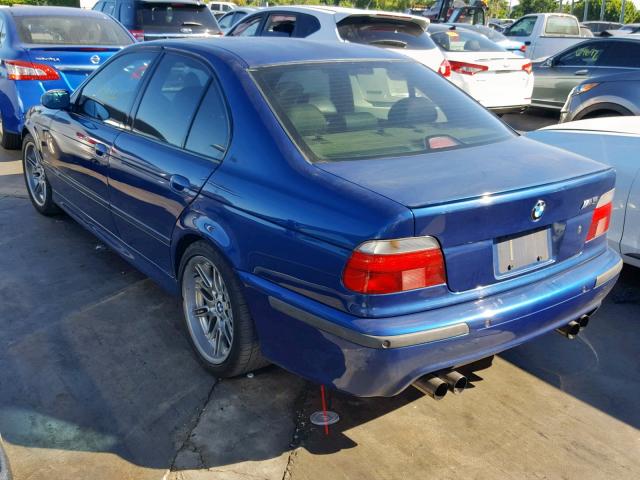 WBSDE9348YBZ94816 - 2000 BMW M5 BLUE photo 3