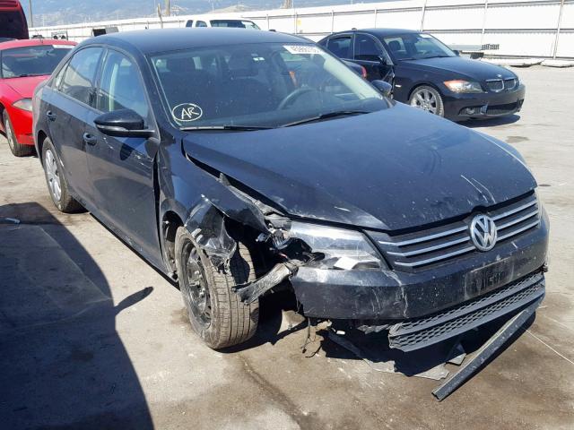 1VWAP7A34CC003470 - 2012 VOLKSWAGEN PASSAT S BLACK photo 1