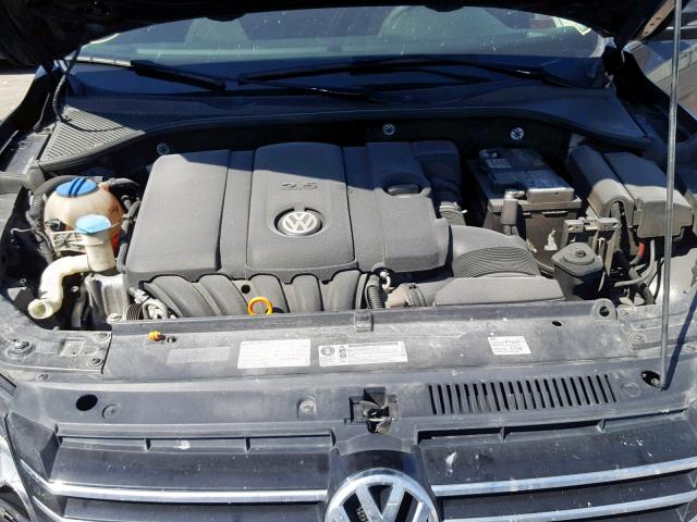 1VWAP7A34CC003470 - 2012 VOLKSWAGEN PASSAT S BLACK photo 7