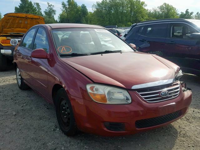 KNAFE121975424049 - 2007 KIA SPECTRA EX MAROON photo 1