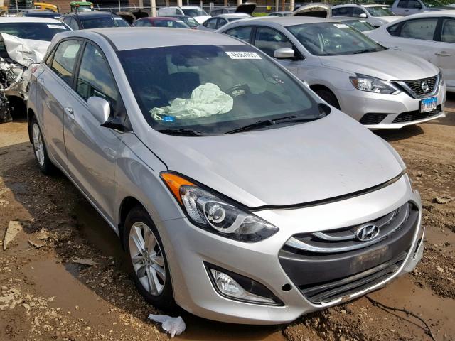 KMHD35LH9EU214116 - 2014 HYUNDAI ELANTRA GT SILVER photo 1