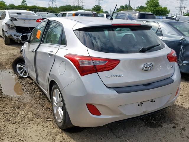 KMHD35LH9EU214116 - 2014 HYUNDAI ELANTRA GT SILVER photo 3