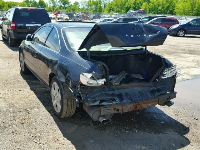 19UYA42483A001730 - 2003 ACURA 3.2CL BLACK photo 3