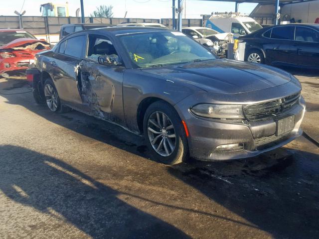 2C3CDXHG9FH722457 - 2015 DODGE CHARGER SX GRAY photo 1