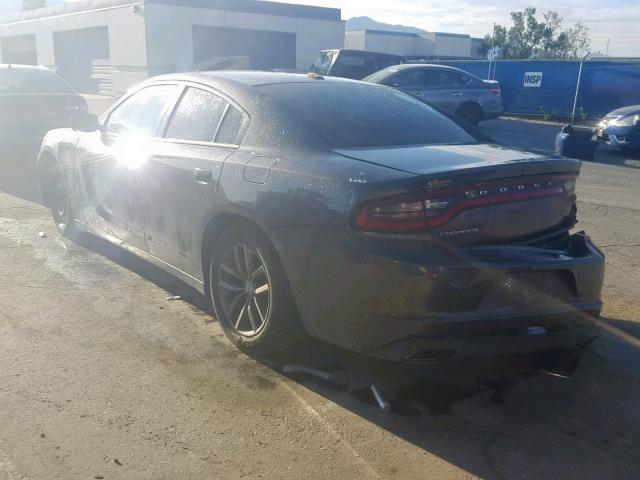 2C3CDXHG9FH722457 - 2015 DODGE CHARGER SX GRAY photo 3