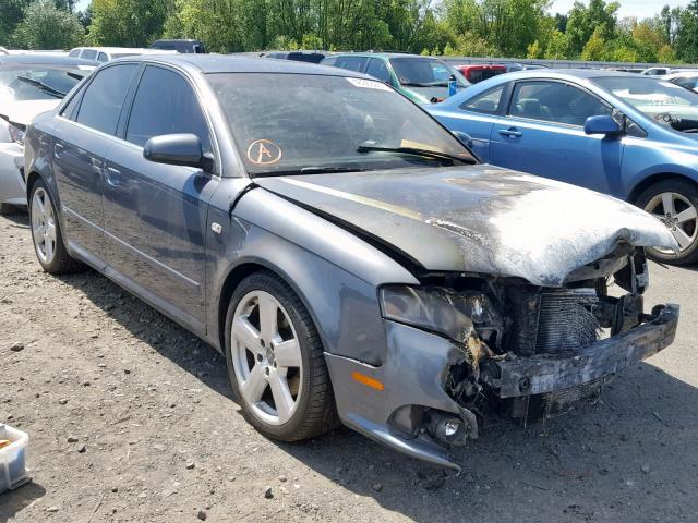 WAUEG78E86A006770 - 2006 AUDI A4 S-LINE SILVER photo 1