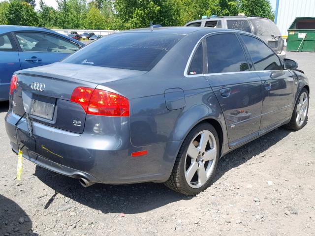 WAUEG78E86A006770 - 2006 AUDI A4 S-LINE SILVER photo 4