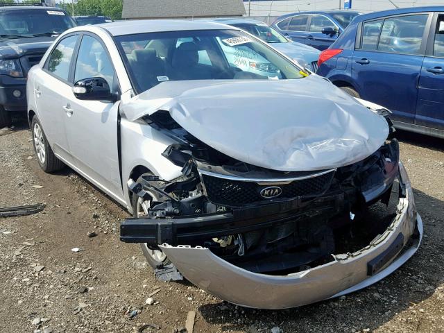 KNAFU4A24A5866405 - 2010 KIA FORTE EX SILVER photo 1