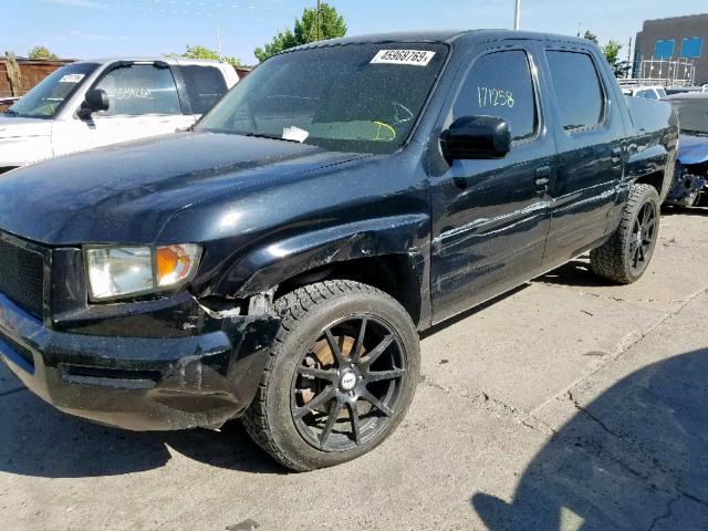 2HJYK16566H561633 - 2006 HONDA RIDGELINE BLACK photo 9