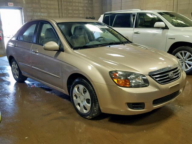 KNAFE221795617504 - 2009 KIA SPECTRA EX TAN photo 1