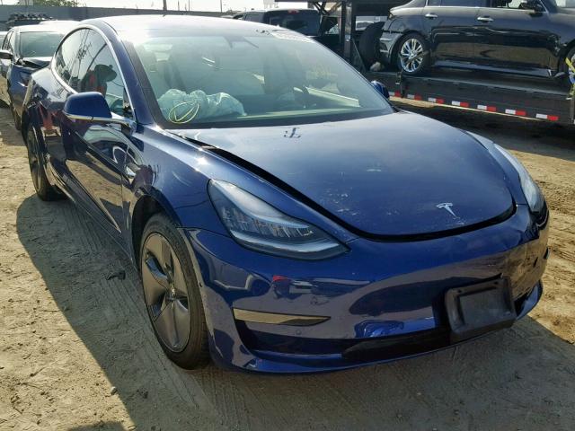 5YJ3E1EAXJF169371 - 2018 TESLA MODEL 3 BLUE photo 1