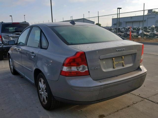 YV1MS390962168338 - 2006 VOLVO S40 2.4I GRAY photo 3