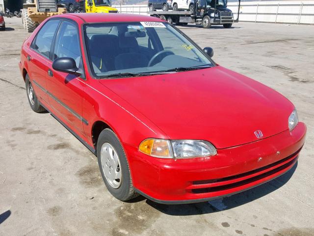 1HGEG8648SL023166 - 1995 HONDA CIVIC DX RED photo 1