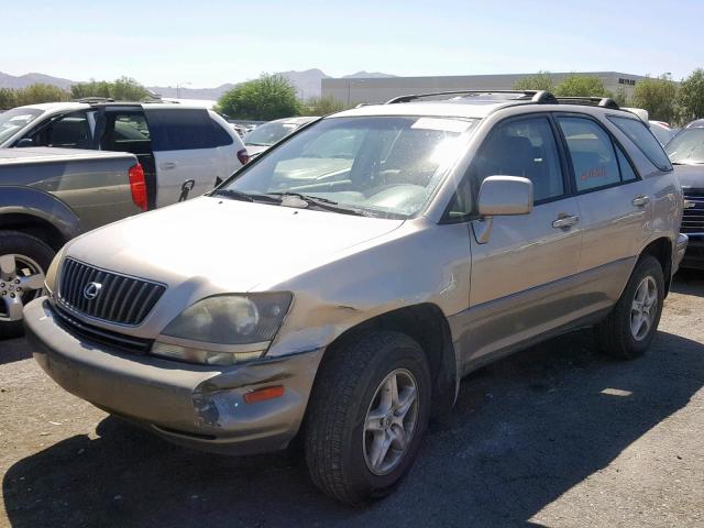 JT6GF10U7Y0064495 - 2000 LEXUS RX 300 GOLD photo 2