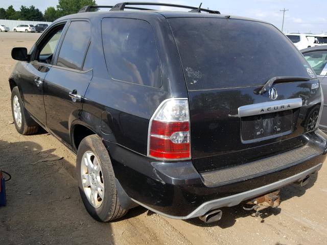 2HNYD18805H533101 - 2005 ACURA MDX TOURIN BLACK photo 3