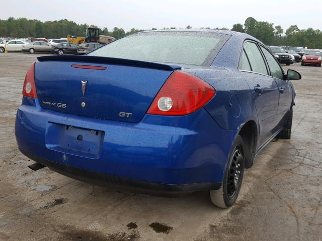 1G2ZH558664200009 - 2006 PONTIAC G6 GT BLUE photo 4