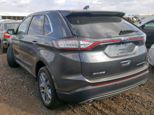 2FMPK3K85GBB59016 - 2016 FORD EDGE TITAN CHARCOAL photo 3